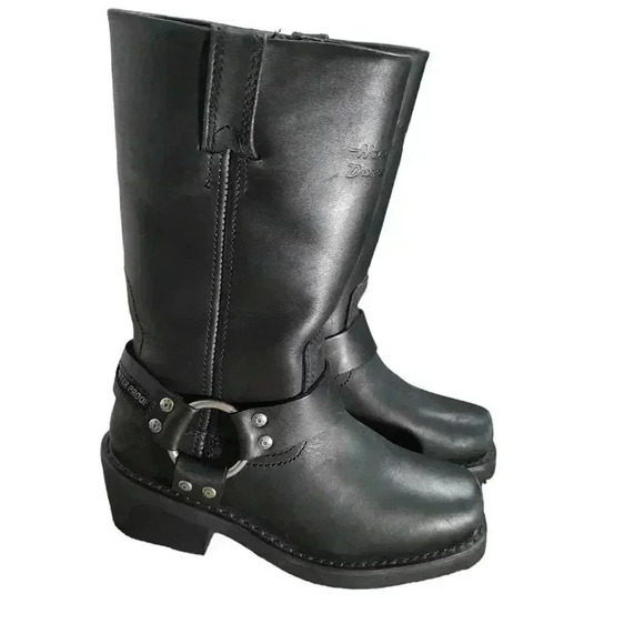 Harley Davidson Men\'s Hustin Waterproof Riding Boots